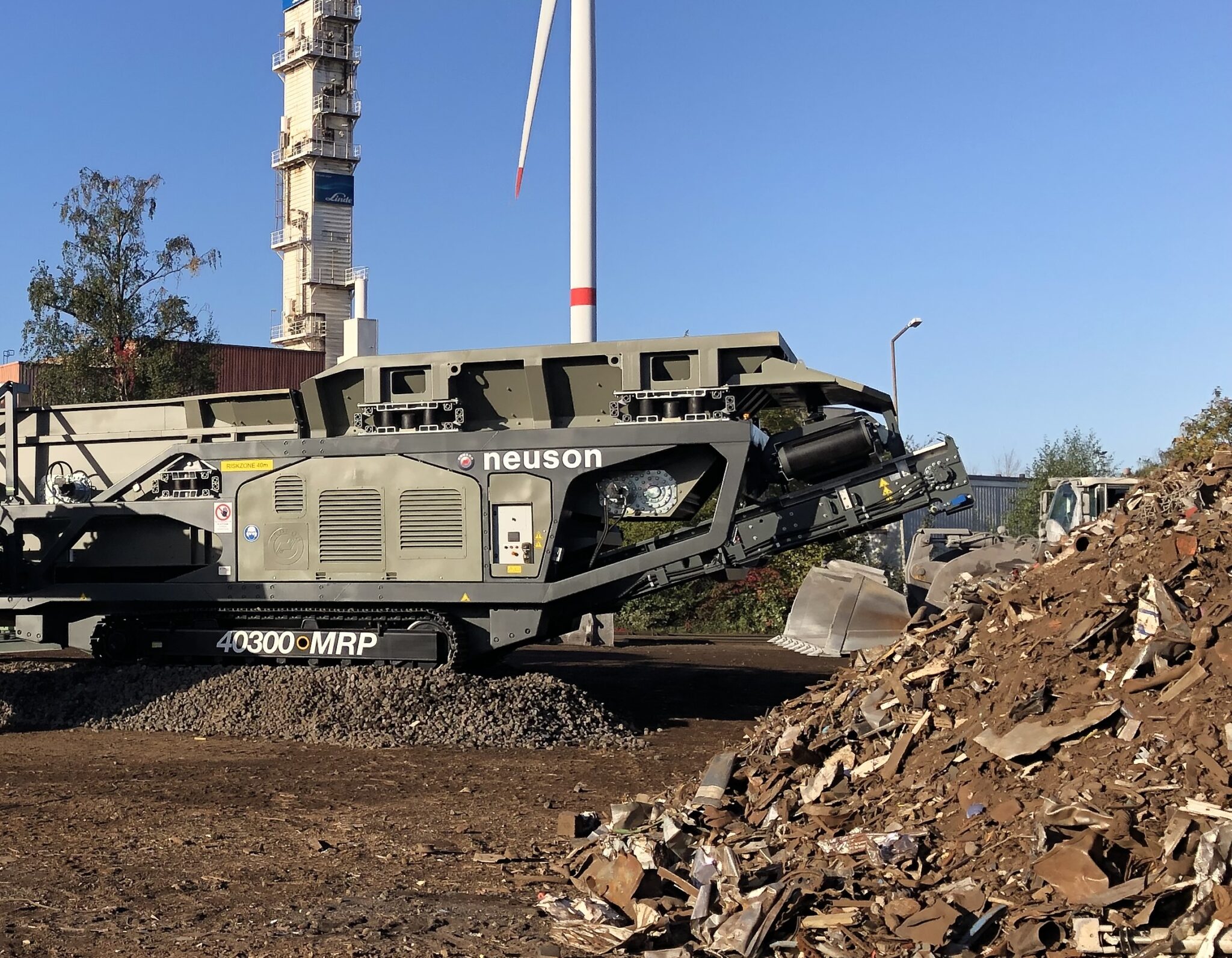 Brecher beim Slag Cleaning